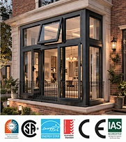 brick villa aluminum window